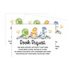 Inkdotpot 30 Dinosaur Jungle Animals Baby Shower Book Request Cards