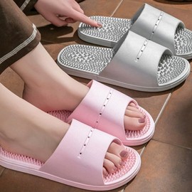 Office indoor acupressure slippers arch type Acupressure indoor shoes women's pink 3ea