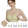 veimia Nursing Bra, Summer, Cooling, Ultra-thin, Seamless, Maternity Bra, Postpartum
