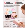 Odokee Digital Alarm Clocks for Bedrooms: Large Bold Number 5