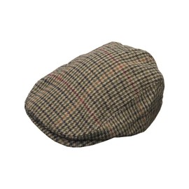 WALKER AND HAWKES - Wool Blend Braxton Flat Cap - Brown - L (59cm)