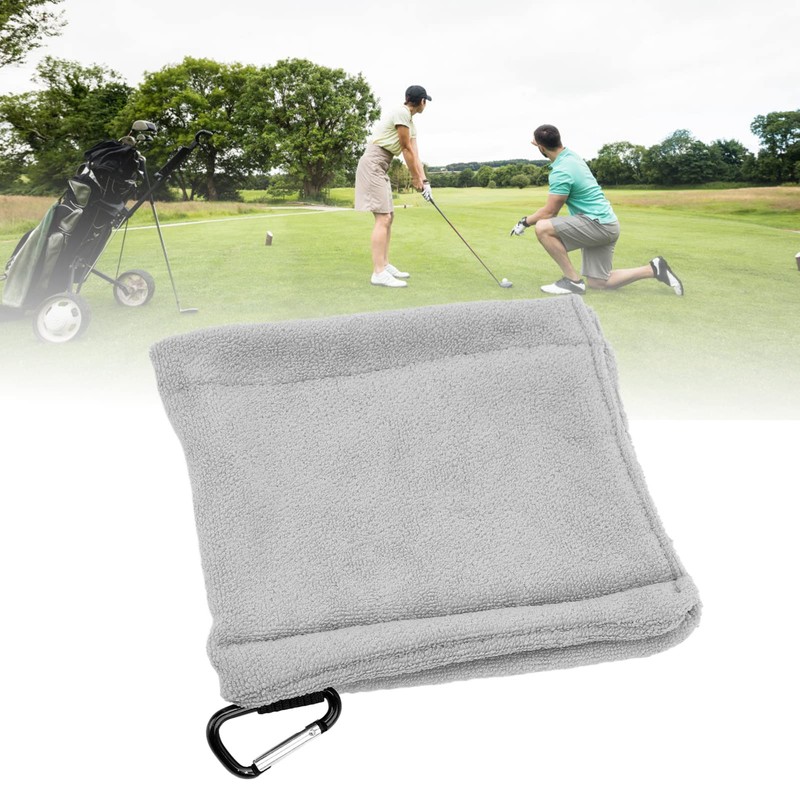 Golf Towels, Sweat Absorbent Durable Microfiber Golf Wiping Cloth Small