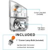 Cahuczlhoz Halogen Headlight with Corner Lamp Assembly Fit 2008-2020 ISUZU