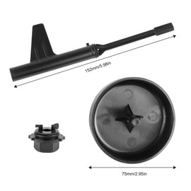 Gear Oil Filler Tool, Gear Oil Filler Adapter, Plastic Gear Oil Filling Tool Adapter W725 589 00 90 00 Fits 725.0 9 Speed Oil Change, #111