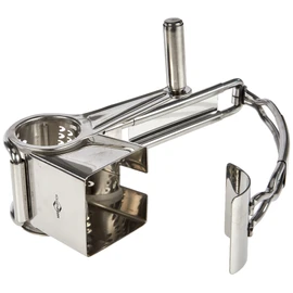 Küchenprofi Käsereibe Edelstahl, Käsereibe mit Kurbel, Trommelreibe geeignet für Käse, Gemüse, Obst & Nüsse, Parmesanreibe Spülmaschinenfest, Trommelreibe Edelstahl, 20 cm