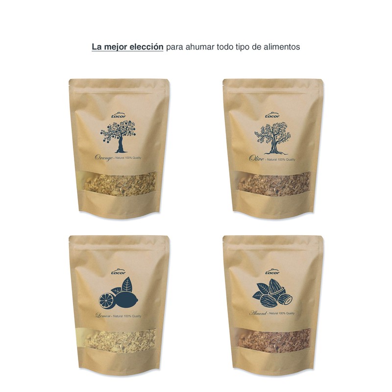 Lacor - 69555 Smoking Flour, Olive Wood, 100% Natural, Olive