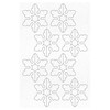 Ursus 21710099 – Material for 8 Sparkling Ornaments Snowflakes Ornaments