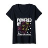 Womens Elderberry Fan - powered by elderberries V-Neck T-Shirt