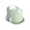 BabyBjörn Babero para bebé, paquete de 2, Gris/Verde polvo