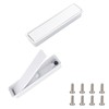 UFURMATE Flush Mount Door Pull, 2Pcs Zinc Alloy Pocket Door