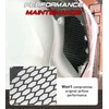 NUBEHONE Black Aluminum C8 Side Intake Grille Guard Mesh Fit