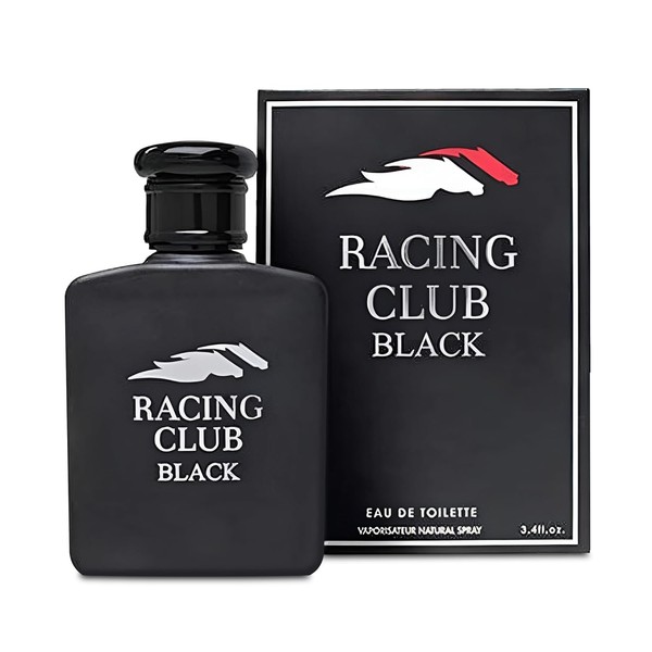 Racing Club Black Men Cologne Fresh Scent Eau De Toilette