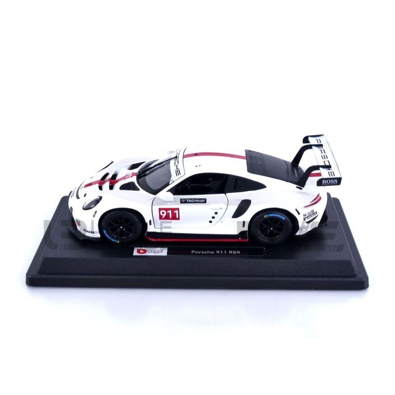 Bburago 28013W Miniature Model Collection White/Red