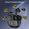 Language Translator Earbuds 138 Language Wireless Translation Earphones AI Bluetooth