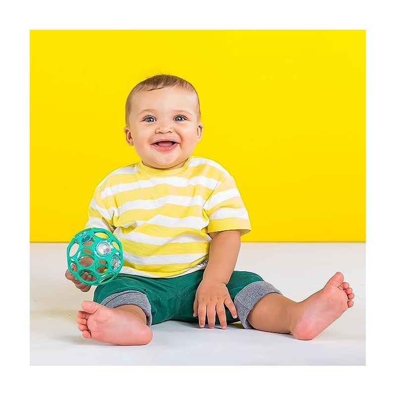O'link [Pink] O'ball Rattle (Light Blue) Set