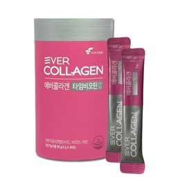 Nutri Ever Collagen Time Biotin Up 3g x 30 packets x 1 container JJ Mall / 에버콜라겐 타임비오틴 업 3g x 30포 x 1통 JJ몰