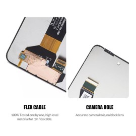 Replacement for Motorola Moto G 5G 2024 LCD Screen for Moto XT2417-1 XT2417 LCD Display Touch Screen Digitizer Assembly with Repair kit