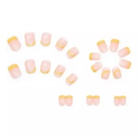 Goldsmile [골드스마일]여름 레몬 젤네일 아트 재료 3개입 셀프네일 키트 셀프젤네일팁 [Goldsmile] Summer Lemon Gel Nail Art Supplies 3pcs Self Nail Kit Self Gel Nail Tips [R473]