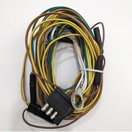 EZ Loader Boat Trailer 24' Wiring Harness with Flat 4 Plug for 14" - 20' Trailers 250-022703
