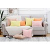 MADIZZ Set of 2 Faux Fur Plush Throw Pillow Covers