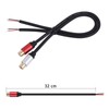 sovunis 2Packs Speaker Wire RCA Audio Both Female Plug Jack