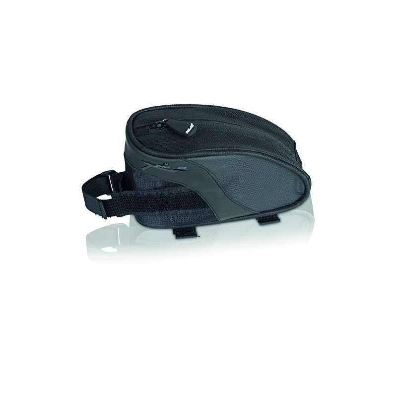 XLC Unisex 2501717310 Top Tube Bag, Black, 16 x 9.5