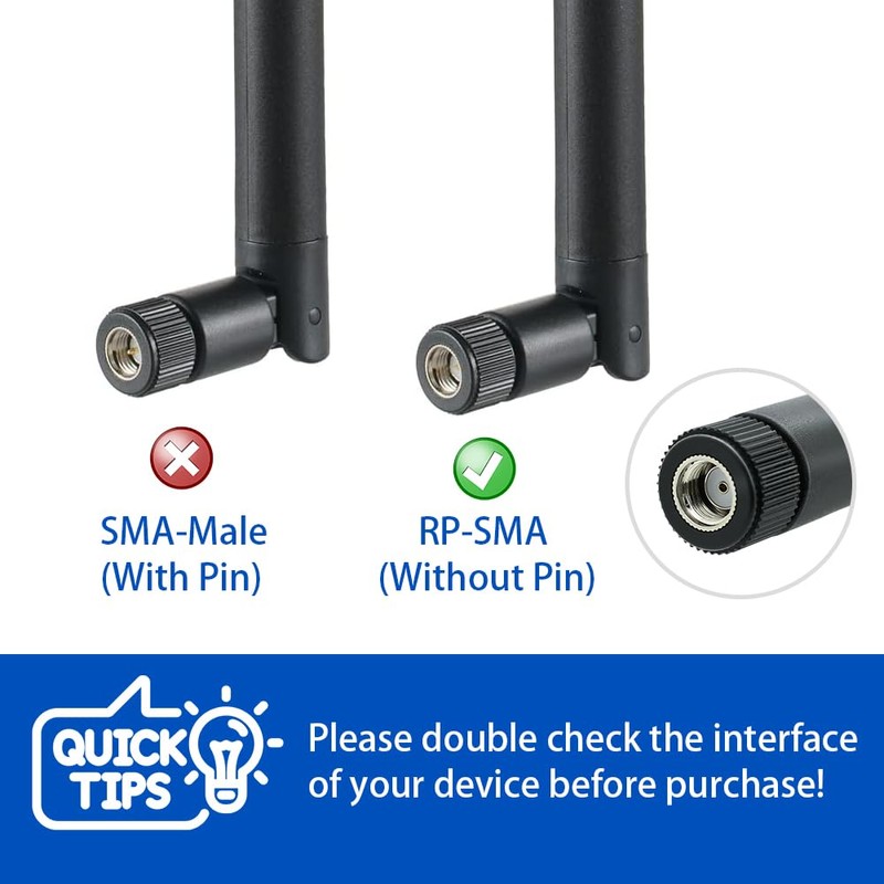 PROBOX AW140 8dBi WiFi Bluetooth Dual Band Omni Directional Antenna