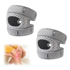 Mtlhbcg Wellness Kniebandage,2 Stück kniebandage Arthrose, Knee Braces,Trainings-Knieschoner, Verstellbare Knieunterstützung, Atmungsaktive Knie Schiene,ideal für Laufen,Sport und Tanzen