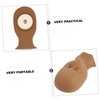 Healvian 1pc Training Mannequin Head with Replaceable Eyelids Realistic Makeup