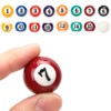 Lwuey Mini Billiard Balls Set, Resin Children Billiard Ball Easy