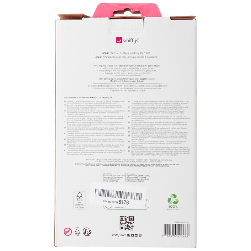 Smiffys Scouser Set - Black