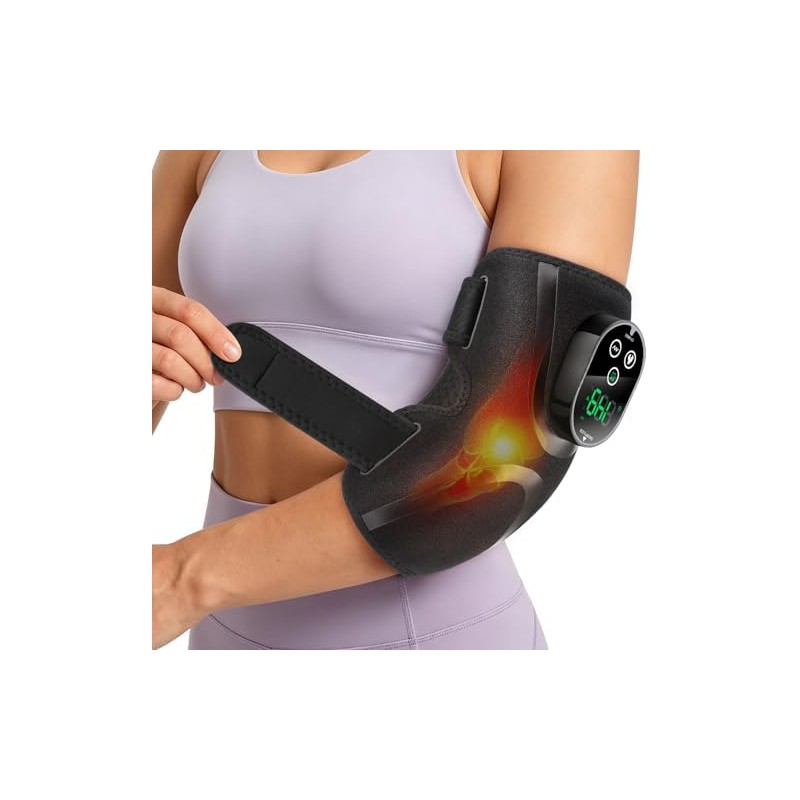 Codera con Calor, Vibración y Masaje para Codo de Tenista