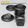 Joinfworld 3 Way Round Rocker Switch 12V, Waterproof 3 Pin