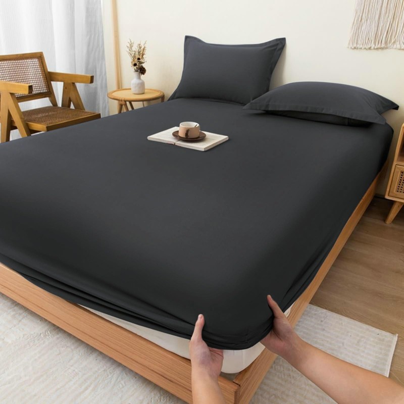 Daesar Fitted Sheet Box Spring Bed 180 x 220 cm,