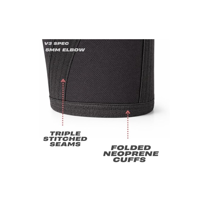 Mammal Strength V3 Elbow Sleeves for Weightlifting - 5mm Neoprene