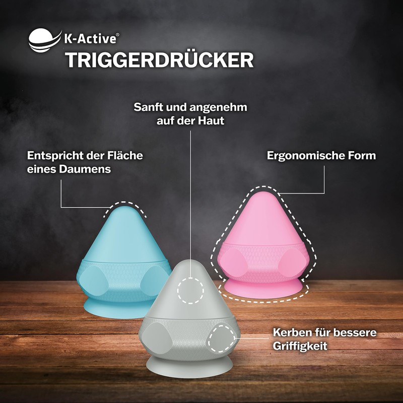 K-Active® Trigger Pusher | Trigger Point Pusher with Suction Cup