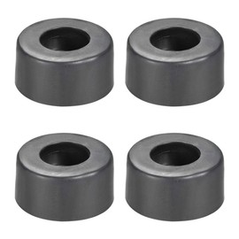 sourcing map Pack of 8 Anti-Vibration Base Pad Spike Mats D34 x H19 mm Rubber Feet for Speaker Guitar Amplifier HiFi