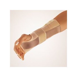 bort 103580 Skin Arm and Wrist Splint for Wrist Support with Additional Stabilo Band Right or Left Large Beige