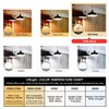 CRLight Candelabra LED Globe Bulb 30W Equivalent Soft White 3000K,