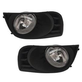 Fog Lights For 2008-2017 Toyota Sequoia Fog Lamps Clear Lens 2PCS With H10 12V 42W Bulbs Switch and Wiring Kit Included