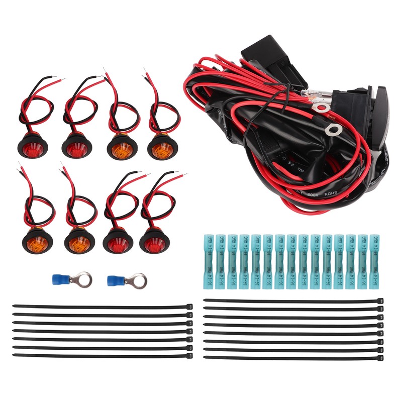UTV Turn Signal Rocker Switch ATV Street Legal Lighting Kit