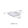 Enamelware Large Open Roaster, 13.5 x 10.75 inches, Black/White Splatter