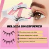 Kit De Pestañas Postizas Magnéticas Con Clip 2 Pares