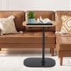 C Shaped Side Table, Adjustable Height Side Table 360° Swivel