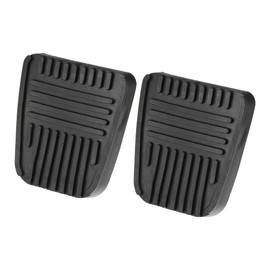 A ABSOPRO 2 Piece Non-Slip Clutch Brake Pedal Cover for Toyota Black