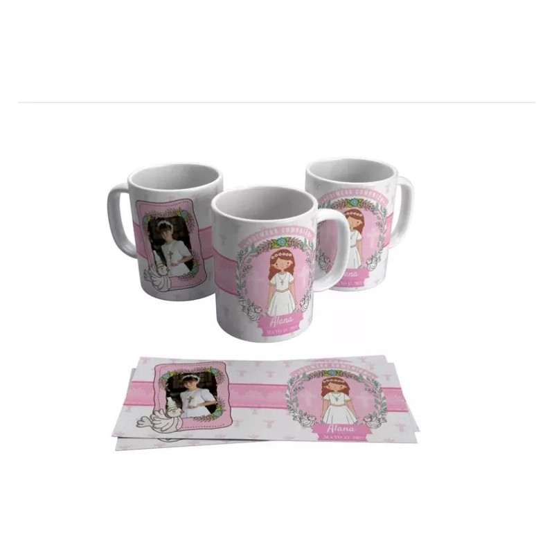 Like Shop 25 Tazas Personalizadas Recuerdo Para Primera Comunion