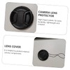 CORHAD 4pcs Splashproof Lens Cover Camera Lens Protector for Dust