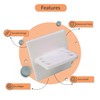 PROPLUS CERAMIC TOOTHBRUSH HOLDER, GROUT-IN
