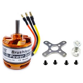 DYS D3536 910KV/1000KV/1250KV/1450KV 5.0mm Brushless Outrunner Motor 2-4S for Multicopter RC Aircraft Fixed-Wing UAV (D3536 1250KV)