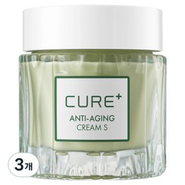 Kim Jeong-moon Aloe Cure Anti-Aging Cream S, 50g, 3 pieces / 김정문알로에 큐어 안티에이징 크림 S, 50g, 3개